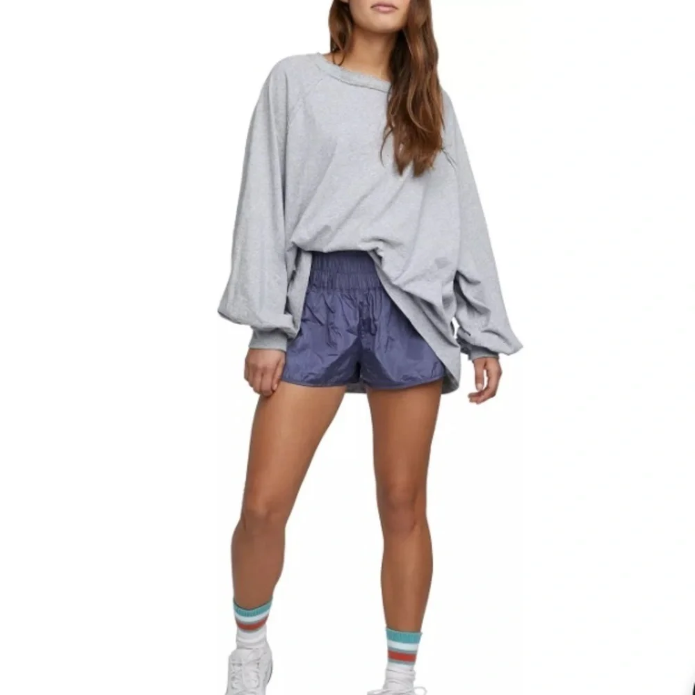 Free People Movement Way Home athletic purple shorts size small